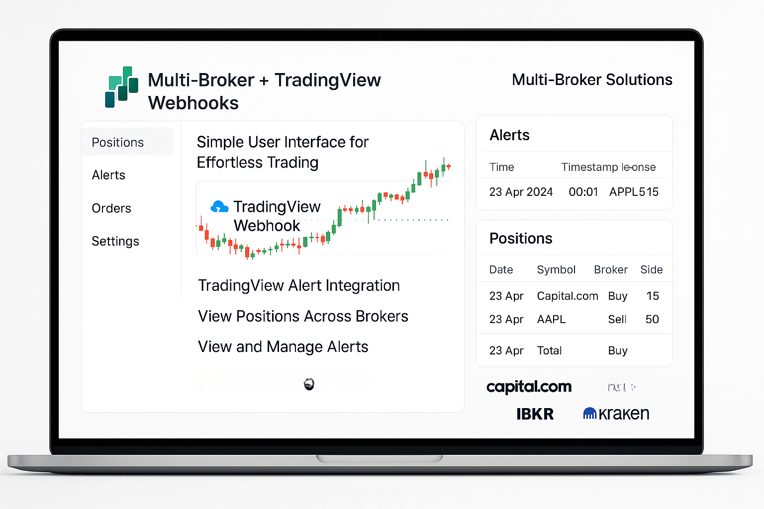 Multi-Broker + TradingView Webhooks